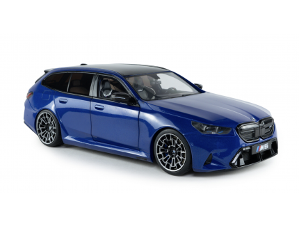 BMW M5 TOURING BLUE SOLIDO 1/18