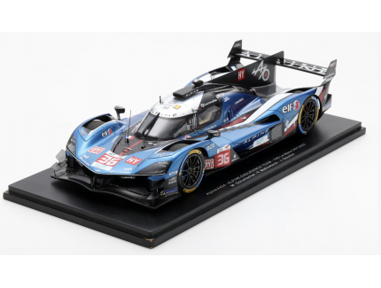 Alpine A424 No.36 ALPINE ENDURANCE TEAM 10th Le Mans 24H 2025 M. Schumacher - F. Makowiecki - J. Gounon SPARK 1/18