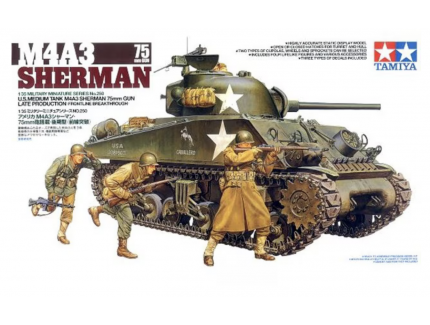 U.S. Medium Tank M4A3 Sherman 1/35 TAMIYA