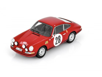 PORSCHE 911S N°28 Rallye Monte Carlo 1969 V. ElFORD - D. Stone 1/43 SPARK