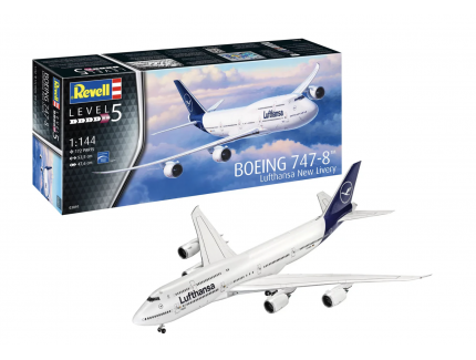 Boeing 747-8 "Lufthansa" New Livery REVELL 1/144