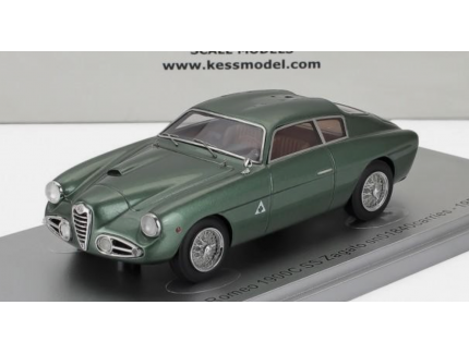 Alfa Romeo 1900C Ss Sn01840 Zagato Coupé 1957 Vert KESS 1/43