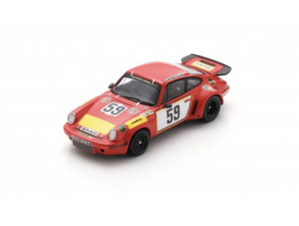 PORSCHE 911 Carrera RSR 3.0 N°59 24H Le Mans 1975 T. Schenken - H. Ganley 1/64 SPARK