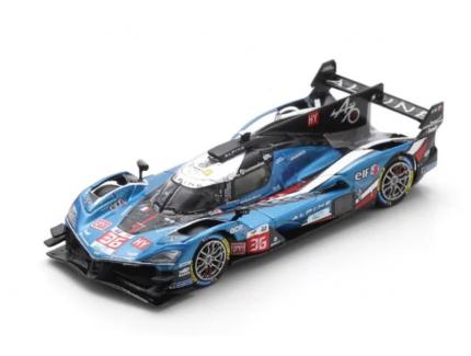 Alpine A424 No.36 ALPINE ENDURANCE TEAM 10th Le Mans 24H 2025 M. Schumacher - F. Makowiecki - J. Gounon Spark 1/64