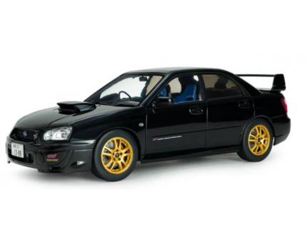 Subaru Impreza WRX STI Java Black Pearl Solido 1/18