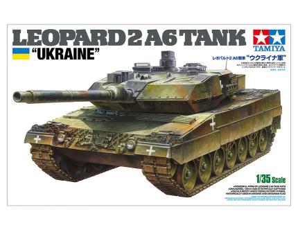 LEOPARD 2A6 TANK UKRAINE TAMIYA 1/35°