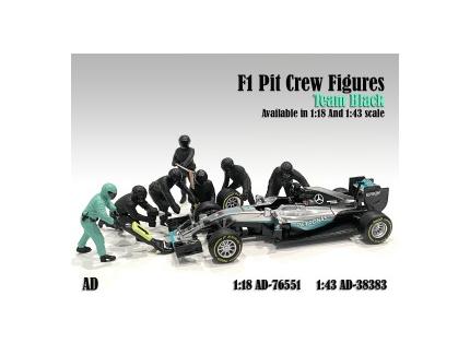 SET DE FIGURINES MECANICIENS MERCEDES AMERICAN DIORAMA 1/18