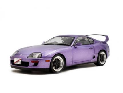Toyota Supra Mk4 A80 violet métallisé 1993 SOLIDO 1/18