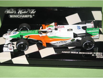 FORCE INDIA VJM03 SUTIL 2010 MINICHAMPS 1/43°