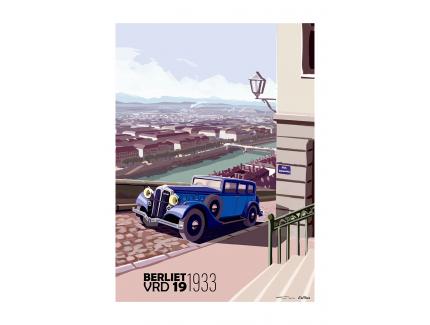 AFFICHE BERLIET VRD 19 1933 L'AT'LIER CREATIONS