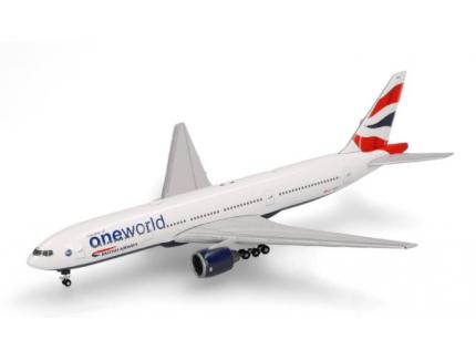 British Airways Boeing 777-200 "oneworld" – G-YMMU Herpa 1/500