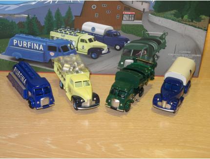 COFFRET 4 CAMIONS CIJ NOREV 1/76