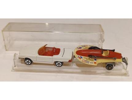 Mercedes 350 SL + HORS BORD MAJORETTE 1/66