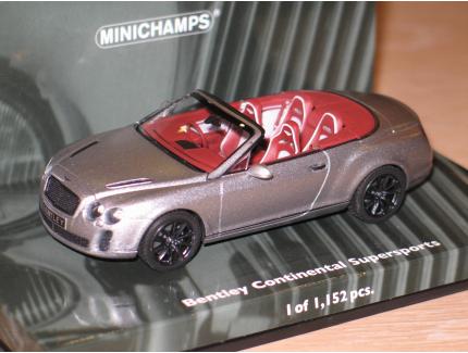 BENTLEY CONTINENTAL SUPERSPORTS CONVERTIBLE 2010 MINICHAMPS 1/43°