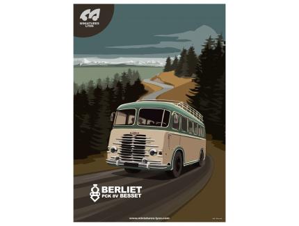 AFFICHE BERLIETPCK8 BESSET PAR L'AT'LIER