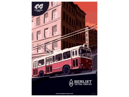 BERLIET VETRA VA3B2 POSTER BY L'AT'LIER 30x40CM