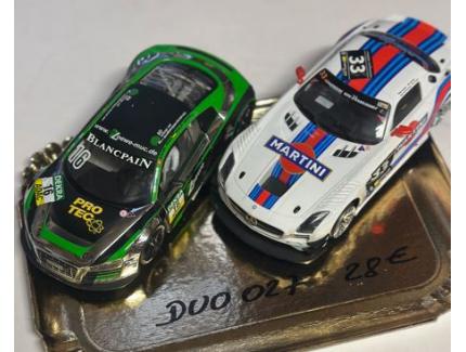 DUO Carrera Audi et Mercedes 1/24