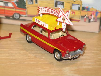PEUGEOT 404 + CARAVANE PINDER NOREV 1:43°