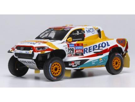 Toyota GR DKR Hilux Evo T1+ 229 Rallye Dakar 2023 I.E. Pujol / J. Valcarcel IXO 1/43