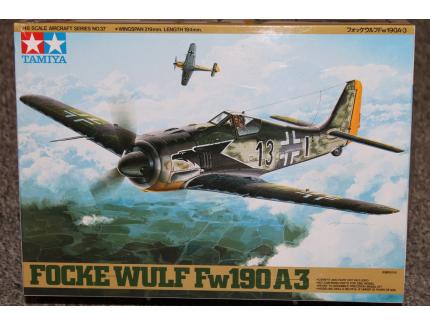 FOCKE WULF FW190A3 1940 TAMIYA 1/48°