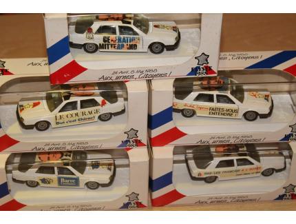 ASSORTIMENT RENAULT 25 ELECTIONS 1988 MINIATURES 1/43°