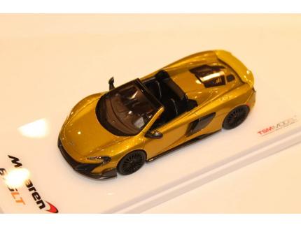 MCLAREN 675LT SPIDER 2016 JAUNE TSM 1/43°