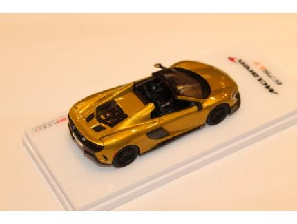 MCLAREN 675LT SPIDER 2016 JAUNE TSM 1/43°