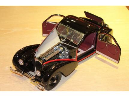 BUGATTI TYPE 57 SC 1937 ROUGE/NOIR BAUER 1/12°