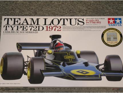 LOTUS TYPE 72D WC 1972 TAMIYA 1/12°