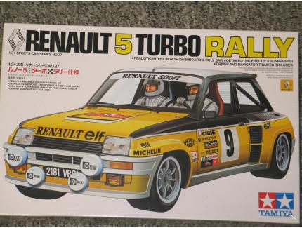 RENAULT 5 TURBO RALLY MC 1981 TAMIYA 1/24°