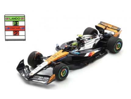 MCLAREN MCL39 N°4 Lando Norris McLaren Formula 1 Team Vainqueur GP Angleterre 2025 SPARK 1/18
