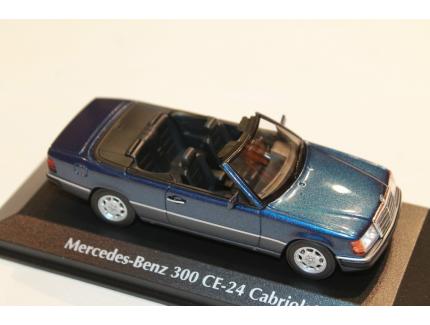 MERCEDES 300 CE-24 CABRIOLET BLEU 1991 MAXICHAMPS 1/43°