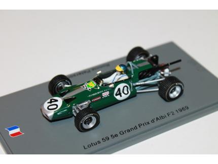 LOTUS 59 N°40 5EME GRAND PRIX D'ALBI F2 1969 SPARK 1/43°