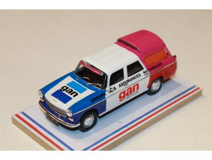 PEUGEOT 404 BREAK GAN CARAVANE PUB 1970 AUTORECLAME 1/43°