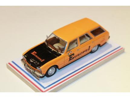 PEUGEOT 504 BREAK EUROPE 1 TDF 1977 AUTORECLAME 1/43°