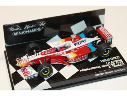 WILLIAMS F1 SHOWCAR 99 ZANARDI MINICHAMPS 1/43°