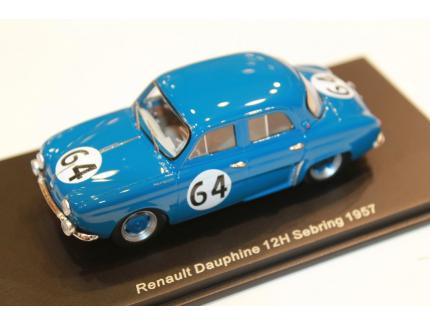 RENAULT DAUPHINE N°64 12H SEBRING SPARK 1/43°
