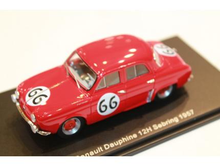 RENAULT DAUPHINE N°66 12H SEBRING SPARK 1/43°