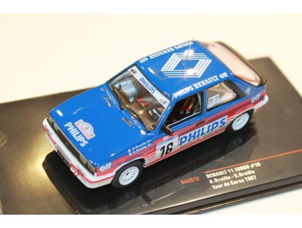 RENAULT 11 TURBO N°16 TOUR DE CORSE 1987 IXO 1/43°