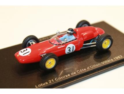 LOTUS 21 N°31 COURSE DE COTE D'OLLON-VILLARS 1962 SPARK 1/43°