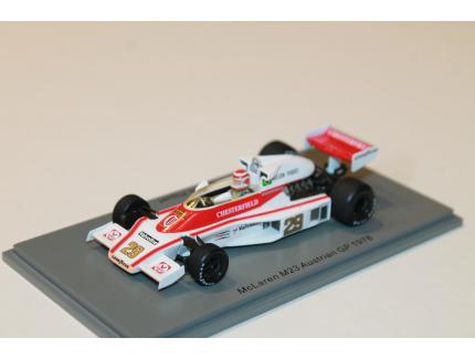 MCLAREN M23 N°29 AUSTRIAN GP 1978 SPARK 1/43°