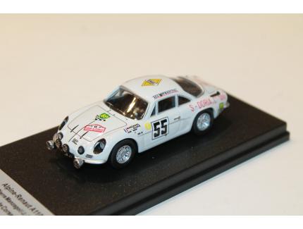 ALPINE RENAULT A110 N°55 6EME TOUR DE CORSE 1969 TROFEU 1/43°