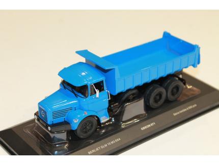 BERLIET GLM 10 M3 6x4 BENNE BLEU ODEON 1/43°