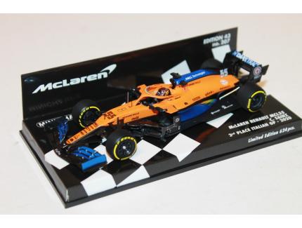 MCLAREN RENAULT MCL35 2nd PLACE ITALIAN GP-2020 MINICHAMPS 1/43°