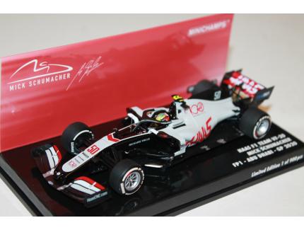 HAAS F1 TEAM VF-20 MICK SCHUMACHER  FP1 ABU DHABI GP 2020 MINICHAMPS 1/43°