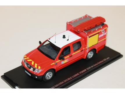 NISSAN NAVARRA DOUBLE CABINE VGRIMP SDIS 84 ALARME 1/43°
