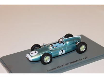 COOPER T53 N°7 4TH SOLITUDE GP 1961 SPARK 1/43°