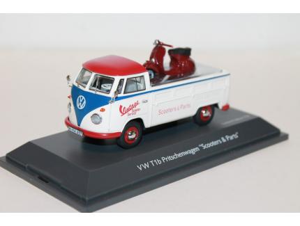 VW T1B PRITSCHENWAGEN "SCOOTERS & PARTS" SCHUCO 1/43°