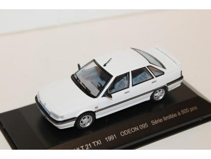 RENAULT 21 TXI WHITE 1991 ODEON 1/43°