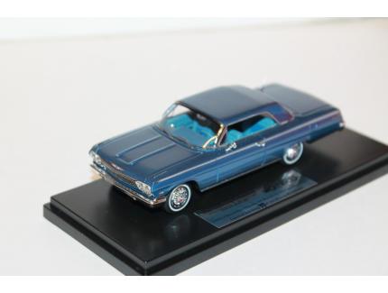 CHEVROLET IMPALA SS HARD TOP 1962 BLEU GOLDVARG 1/43°